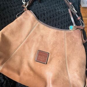 Dooney & Bourke Brown Leather Shoulder Bag